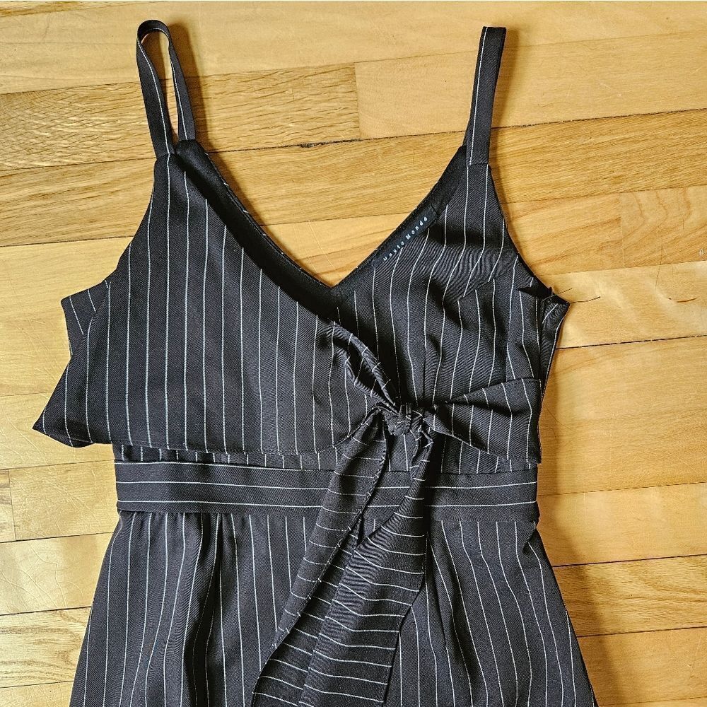 Haute Monde Pinstriped Maxi Dress - Picture 4 of 10